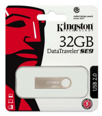 32GB USB 2.0 DataTraveler SE9, Silver (Metal casing)