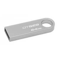 64GB USB 2.0 DataTraveler SE9, Silver (Metal casing)