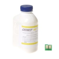 Тонер + чіп HP CLJ CP1215 Yellow, (50 гр) (IPM, LJ-SET102B1)